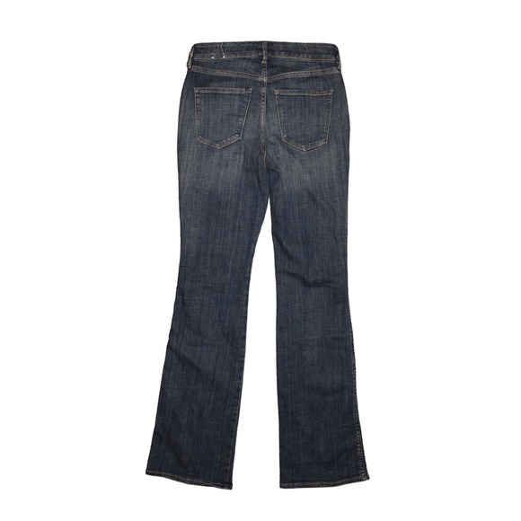 WHITE HOUSE BLACK MARKET $98 Curvy Everyday Soft Denim Beaded Flare Jean Size 2 - Picture 2 of 4